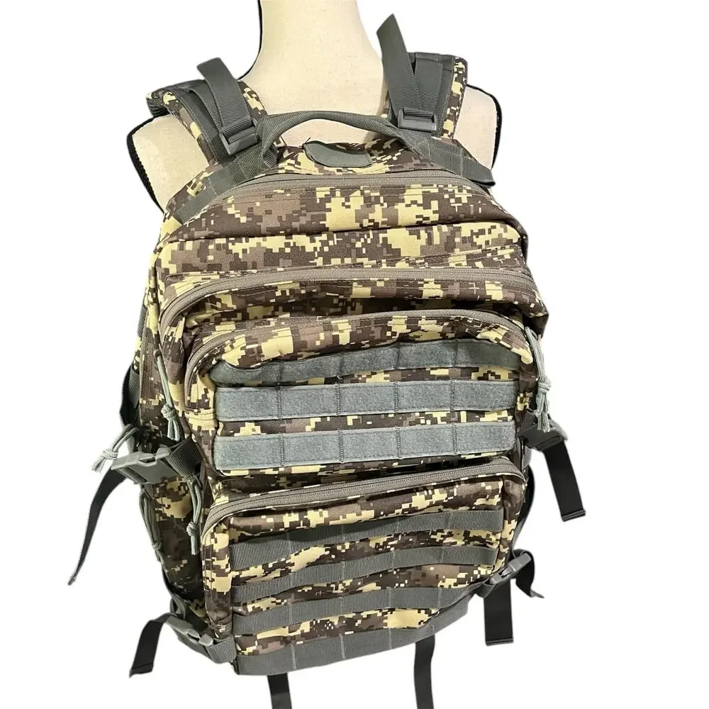 Pathology Green Brown Tan Military Camo Crossfit Backpack Gym Bag Outdoors
